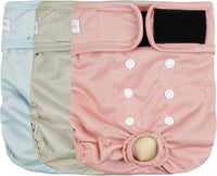 Langsprit Washable Female Dog Diapers - XX-Large / Solid Color-LFH