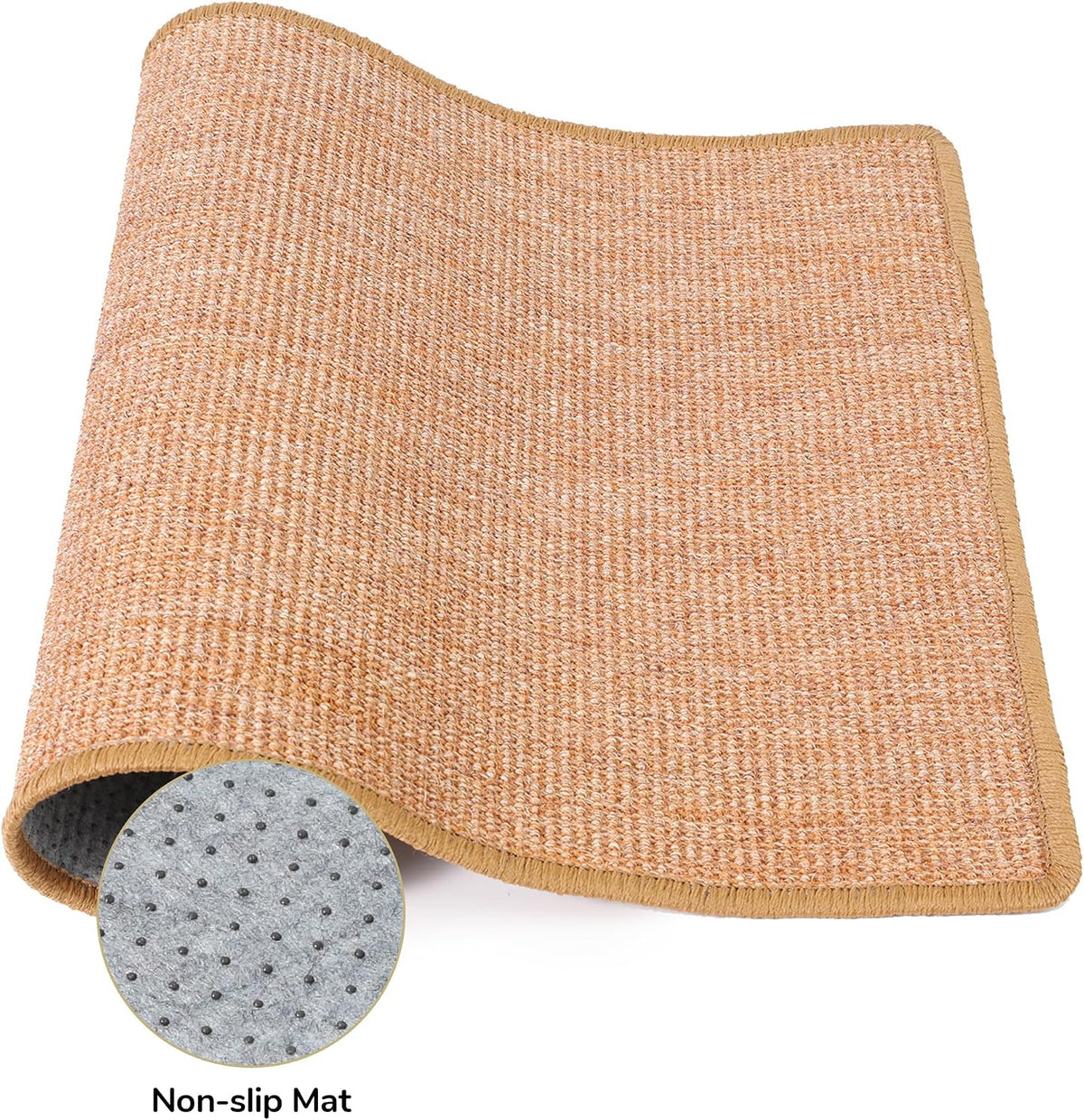FUKUMARU Cat Scratcher Mat - Brown-1 Pack-23.6 x 31.5 Inch - image 4