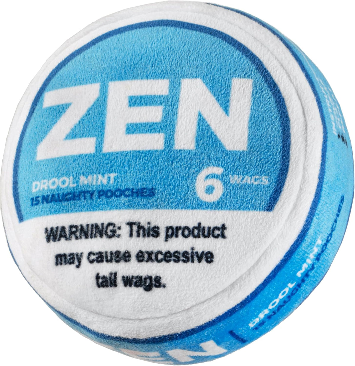 Nestpark Zen Pupper Deckies Parody Dog Toy - Drool Mint