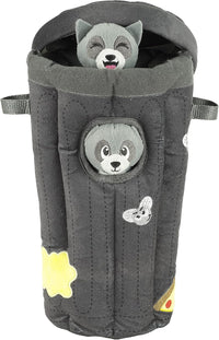 Outward Hound Hide-A-Birthday-Cake Plush Squeaky Dog Toy - Raccoon