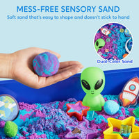 JOVA Klever Kits Construction Sensory Bin for kids Glow - Space - image 4
