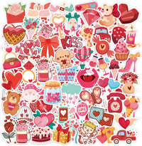 Stickers for Kids, Water Bottle Scrapbook Stickers for Toddlers - Valentines