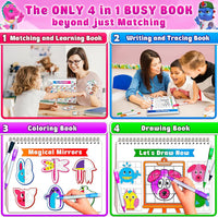 Curious 2 Learn Busy Book for Toddlers 3-5 - Pink - image 4