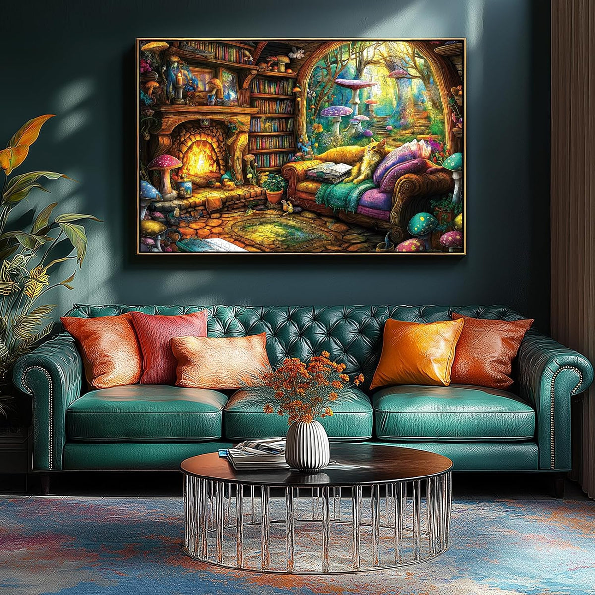 Blueforest Puzzles for Adults 500 Pieces - Fantasy Forest / 27.5" x 19.7" - image 4