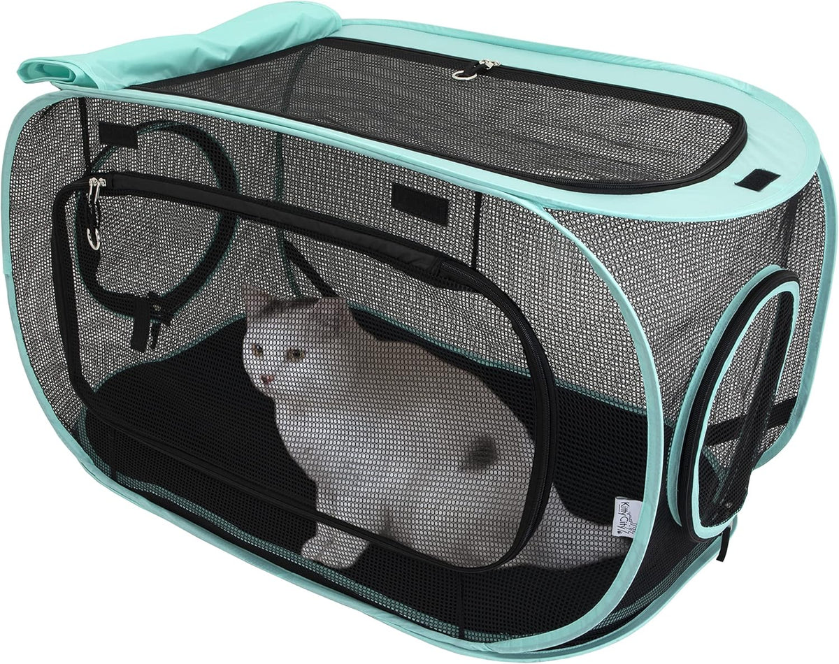 Kitty City Outdoor Catio Furniture & Play Kits for Cats - Rectangular Tent