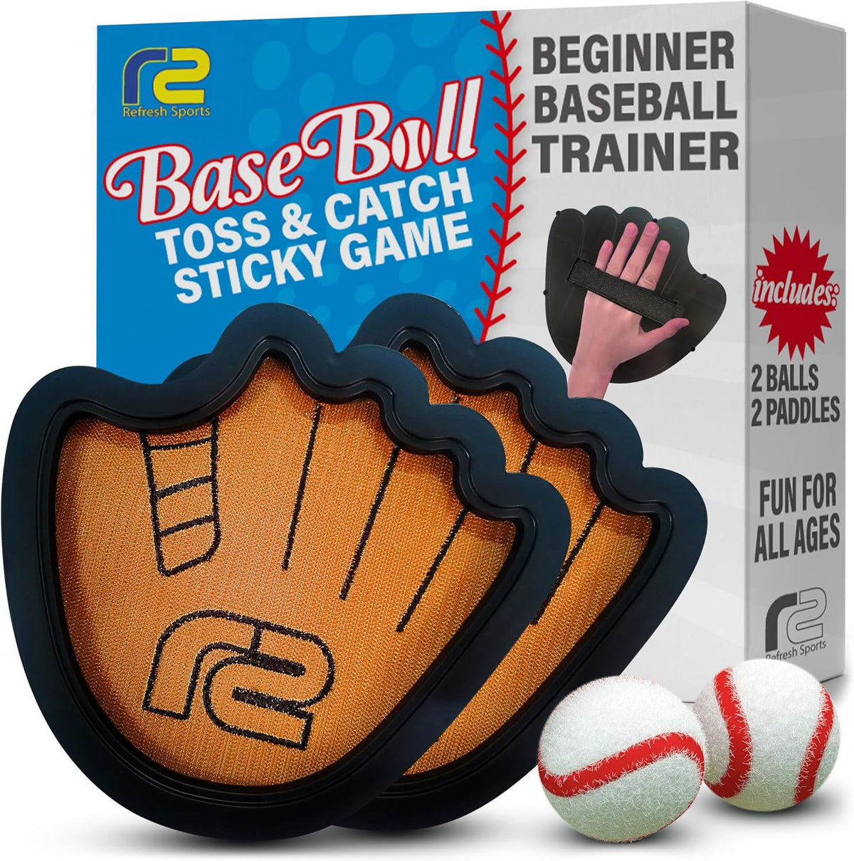 Toss and Catch Ball Game Set - 2 Pack