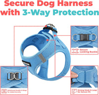 Voyager Step-in Air Dog Vest Harness - Sky Blue / S (Chest: 14.5 - 16") - image 2