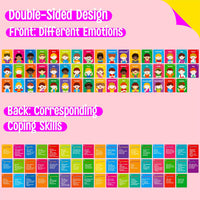 SpriteGru Spanish flashcards for toddlers with colorful cartoon images on rings - view 25
