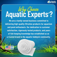 Aquatic Experts Aquarium Filter Floss for Fish Tank Filters - Standard / 12 Inch Wide x 24 Feet Long - image 4