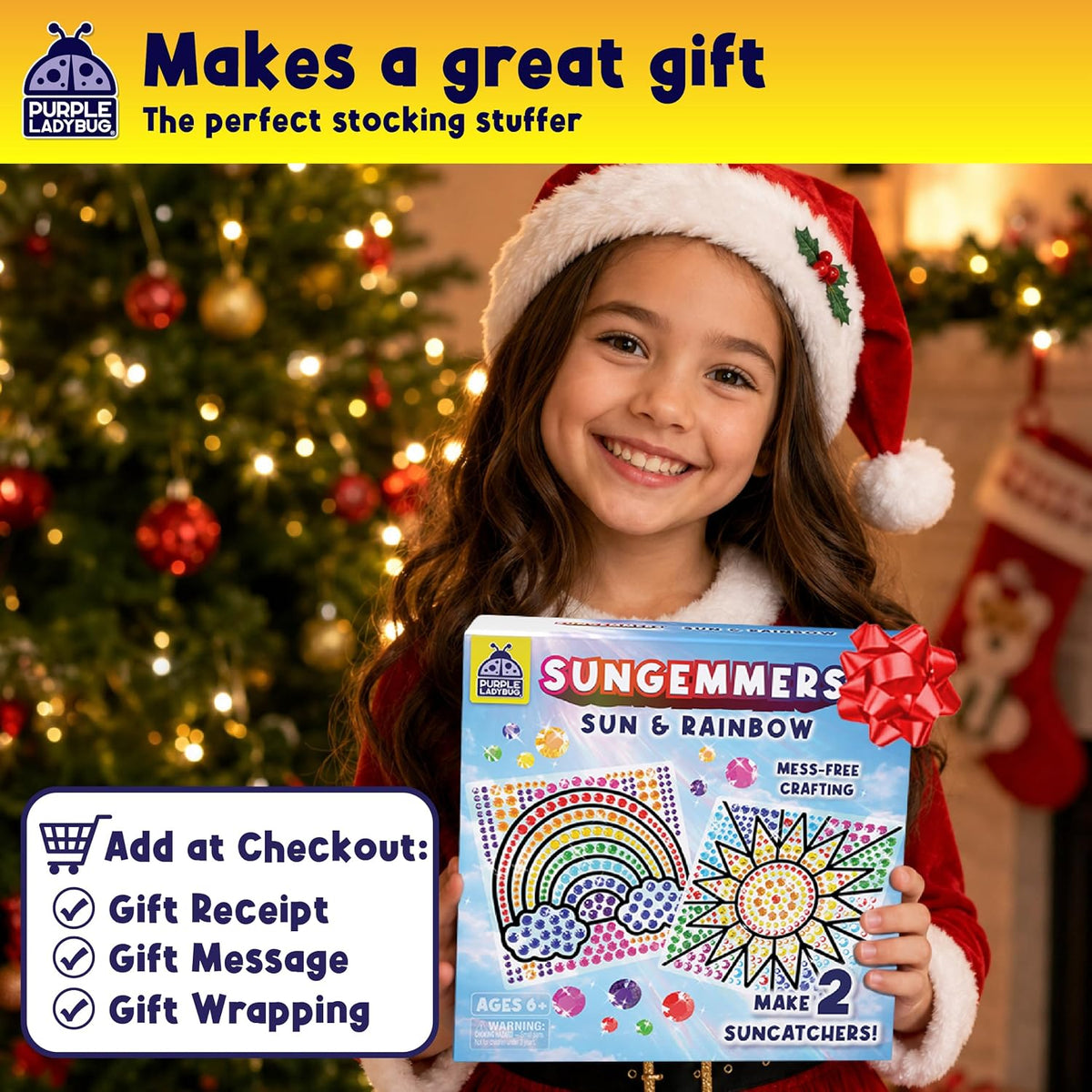 SunGemmers Suncatcher Kit for Kids - Sun & Rainbow - image 3