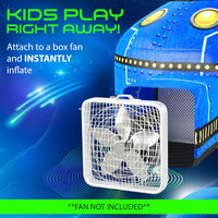 W&O Space Explorer Inflatable Fort with Lights & Sound - Glowing Ufo - image 2