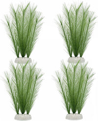 M2cbridge Plastic Fish Tank Plants Soft Silk Water Grass Reptile - 4pcs,8"