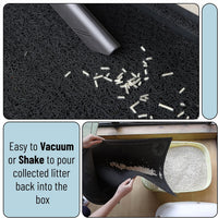 Mr. Pen, Large Cat Litter Mat, 23”x 35” - Black - image 4