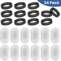 Cat Water Fountain Filter Replacement - 12 Filters & 12 Sponges - image 2