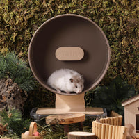 Super‑Silent Hamster Exercise Wheel - 10.2inch / Nut Brown - image 3