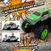Team Power Exploding Monster Truck Toy with Explosive Crash Sounds - Grey - image 4