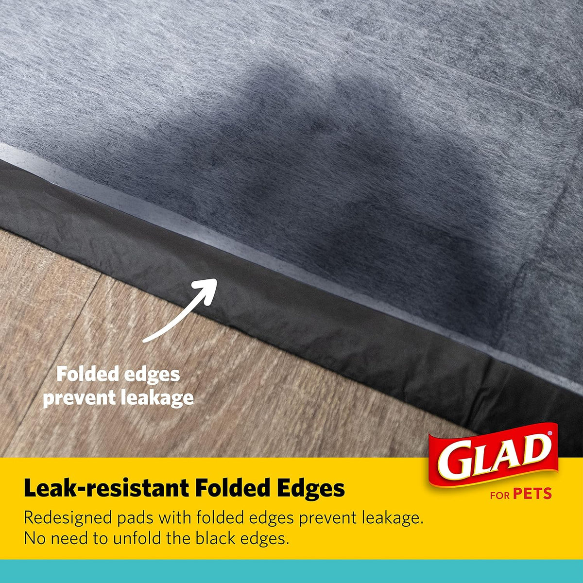 Glad for Pets, Activated Carbon Disposable, Dog Pee Pads - Medium / 120.0 - image 4