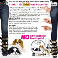 The Blissful Dog Japanese Chin Unscented Nose Butter - Dog Nose Butter, 16 Ounce