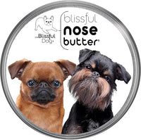 The Blissful Dog Brussels Griffon Nose Butter for Dry, Cracked Skin, Lick-Safe Dog Nose Balm with Moisturizing Shea Butter, Almond, Olive, and Essential Oils, Pet Supplies, Uncented, 2 oz.