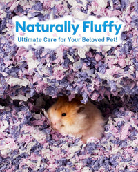 BUCATSTATE Hamster Bedding 15L, 99% Dust-Free Paper Bedding - Lavender / 70L - image 2