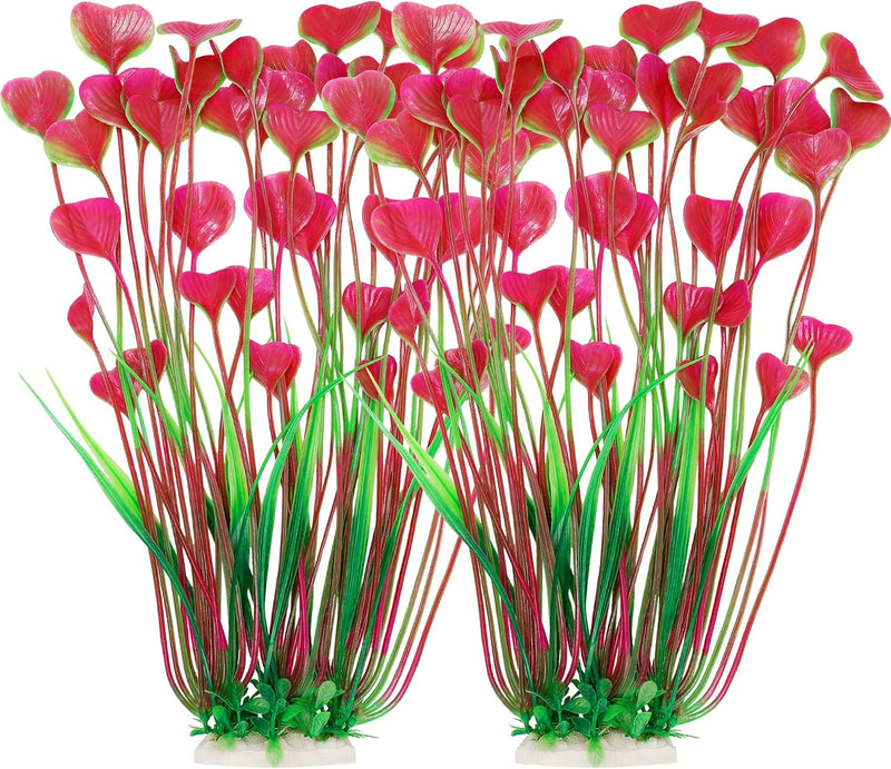 MyLifeUNIT Aquarium Plants - Pink