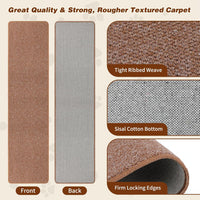 FHTONGE 71x15.8" Thickened Cat Wall Climbing Carpet with 16 Fixed - Coffee Brown / 71x15.8"(180x40cm) - image 3