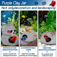 Ameliade Betta Fish Tank Rock Cave Decor Aquarium Accessories - Medium (1 Piece) - image 3