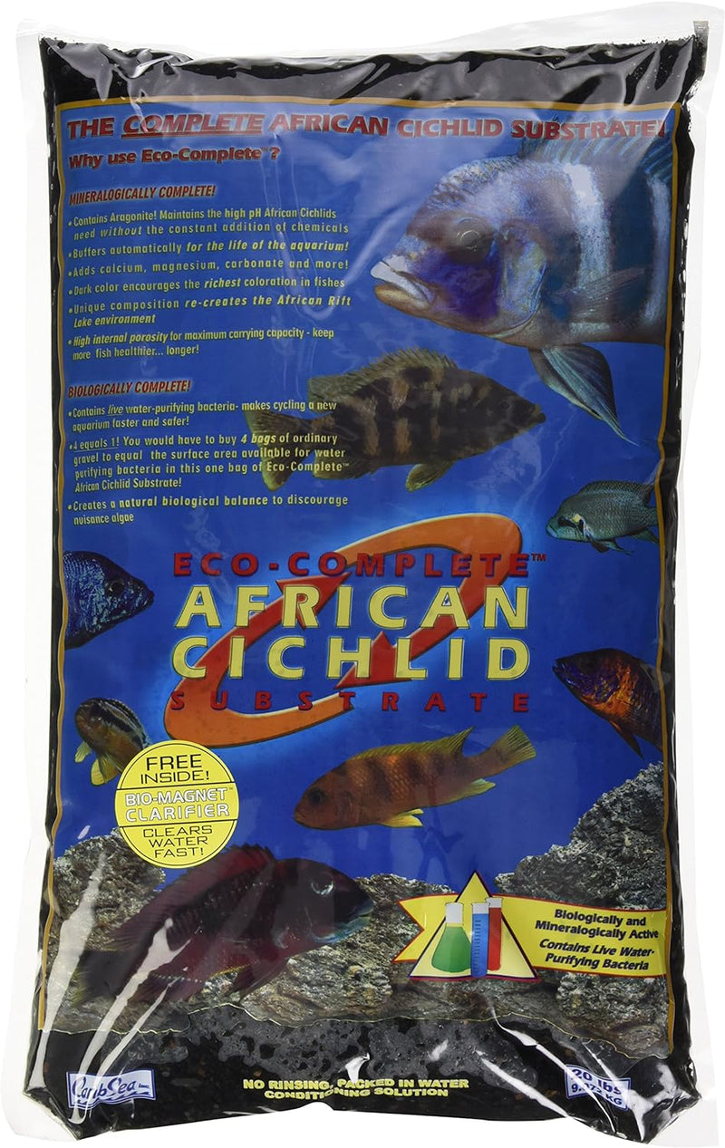 CaribSea Aquatics Eco-Complete African Cichlid Zack Sand, Black