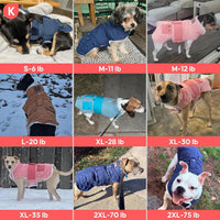 KYEESE Waterproof & Windproof Dog Coat for Small Dogs Puffer Jacket – Essentials for Dogs - X-Large / 10# Mist Blue - image 2