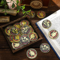 Nosiny 40 Christian challenge coins in gold zinc alloy with double sided print - view 26