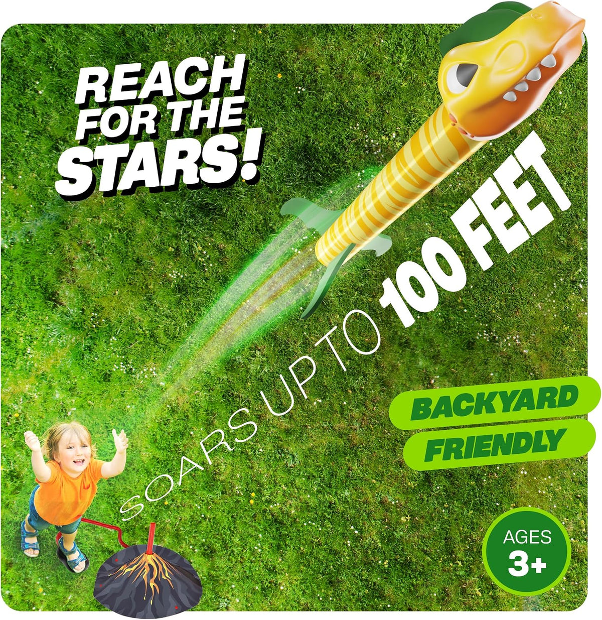 Dinosaur Toy Rocket Launcher for Kids - image 2