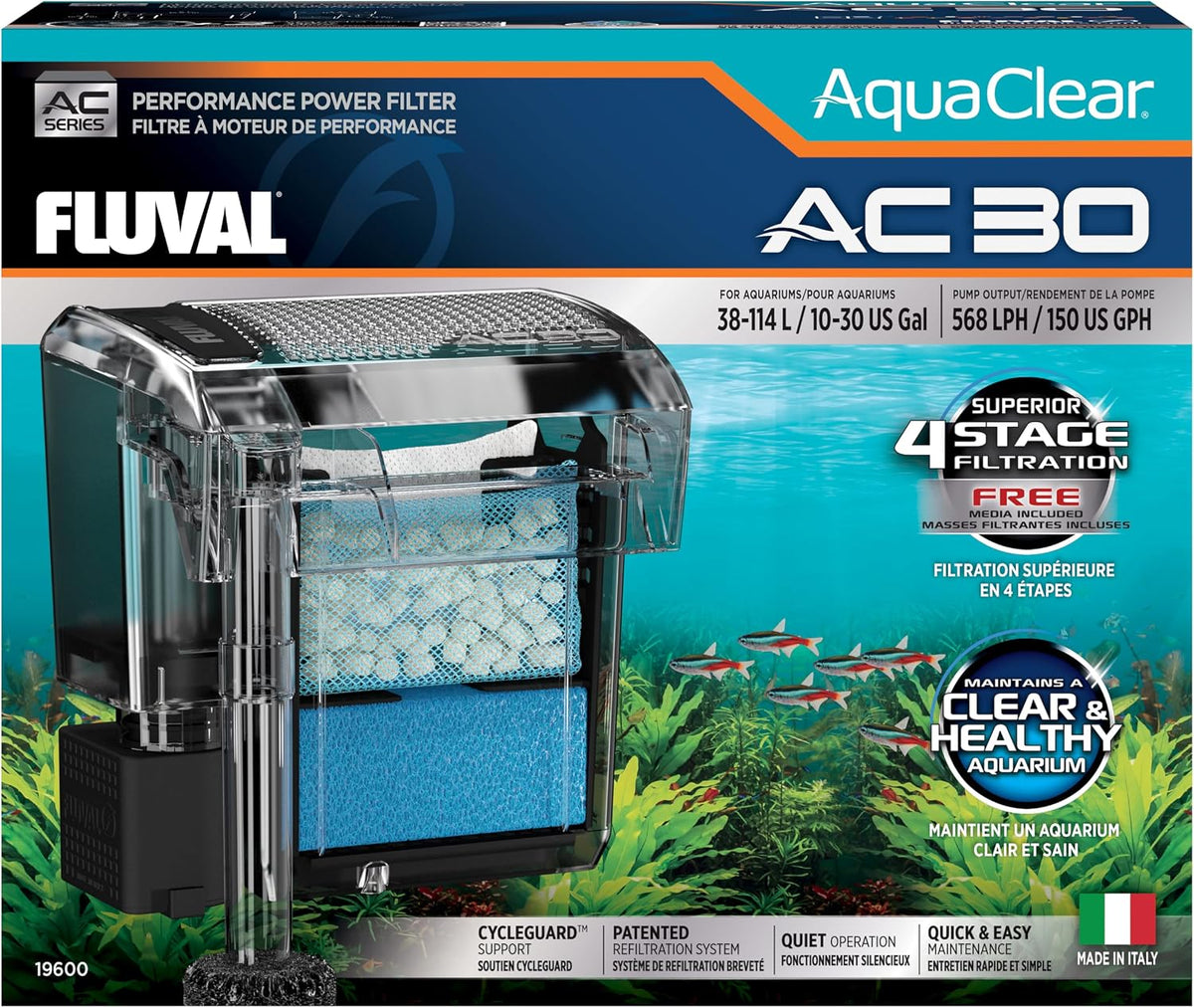 Fluval AquaClear AC30 Power Filter - 10-30 Gal