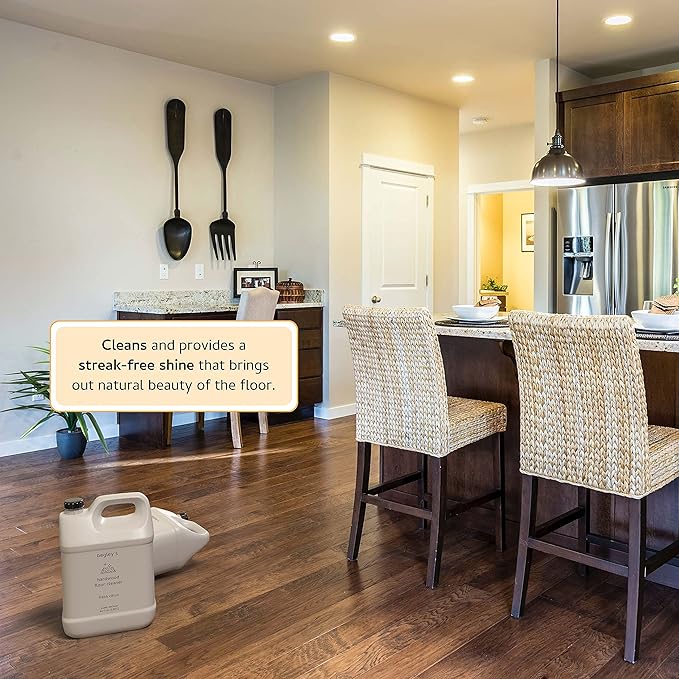 Begley's Hardwood Floor Cleaner Spray - Hard Wood Floor Cleaner for Mopping - Citrus Scent Hardwood Cleaner - 24oz & 64oz Refill Set