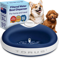 Filtered Portable Dog Water Dispenser - Blue / Mini (34 oz / 1L) / Water Dispensers
