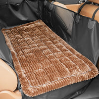 Backseat Dog Bed Mat for Car, Non-Slip Dog Bed for Car Back Seat – Essentials for Dogs - Brown / 51.1"L x 23.6"W x 1.5"Th