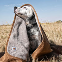 Carhartt Firm Duck Sherpa-Lined Dog Throw Carhartt Brown – Essentials for Dogs - One Size - image 2