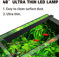Ultra-Slim Full Spectrum LED Aquarium Light with Adjustable - 48-54" - image 4