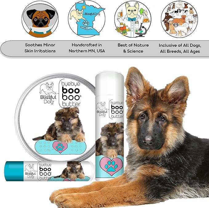 The Blissful Dog 1 oz TIN German Shepherd Booboo Butter