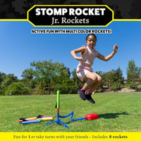 Stomp Rocket Jr Multi-Color Rocket Launcher for Kids, 8 Rockets – Fun for Kids & Family - Jr Multi-Color 8 Rocket Pack - image 2
