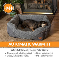 K&H Heated Cat Bed, Thermo-Pet Lounge Sleeper Indoor - Medium 30.5 X 24.5 X 9 Inches - image 3