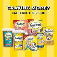 Temptations Creamy Puree Squeezable Lickable Wet Cat Treat Variety Pack, 0.42 oz. Tubes, 24 Count