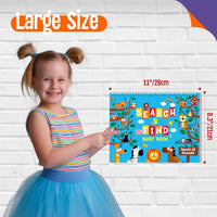 SpriteGru search and find book for kids with dry erase markers and storage bag - view 19
