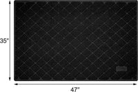 Niubya Premium Cat Litter Mat - Black / 1 Count (Pack of 1) / 47" x 35" - image 2