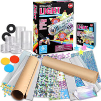 FunKidz Twins kaleidoscope kit for kids with two DIY kaleidoscopes and a glass prism