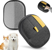 Pet Hair Remover Gloves for Cats & Dogs, Electrostatic Pet Hair Removal Gloves Brush for Pets Hair, Upgraded Animal Fur Removal Tool, Reusable Cats & Dogs Grooming Gloves for Hair Removal (1)