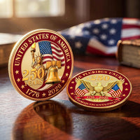 FLAGWIX USA 250th anniversary challenge coin with American Eagle, 1776-2026 - view 13