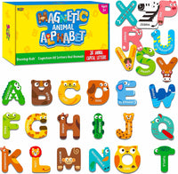 Large Size Magnetic Letters - 26 magnetic alphabet of animals