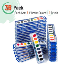 Mr. Pen, Washable Watercolors, 8 Colors with Paint Brush - 36 Pack - image 2