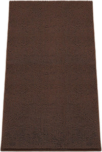 Absorbent Dog Door Mat for Muddy Paws - 60"L x 36"W x 1" Th / Brown