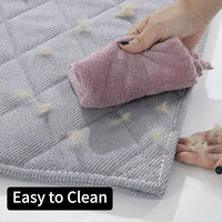 MABOZOO Indestructible Dog Beds - Chew Proof Crate Pad for Aggressive Chewers, Machine Washable Quilted Mat, Durable for Small Dogs, Grey Kennel Pad (17x23 in)